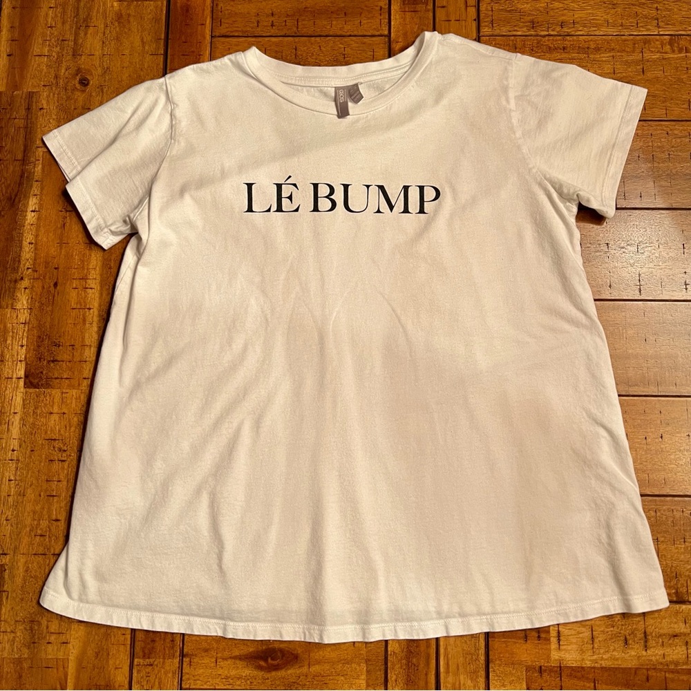 Size 6 ASOS ‘LE BUMP’ Maternity Pregnancy Tee Short Sleeve Shirt